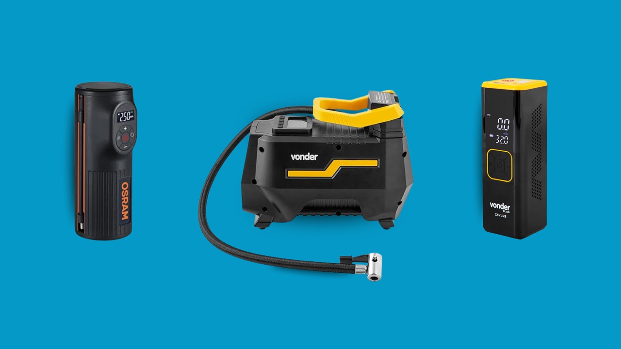 Compressor de ar portátil: solução rápida para imprevistos