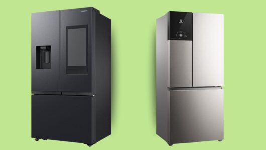 Geladeira French Door: design elegante e bom espaço interno, ideal para cozinhas modernas
