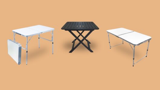 Mesa dobrável: 10 opções leves para levar e usar onde quiser