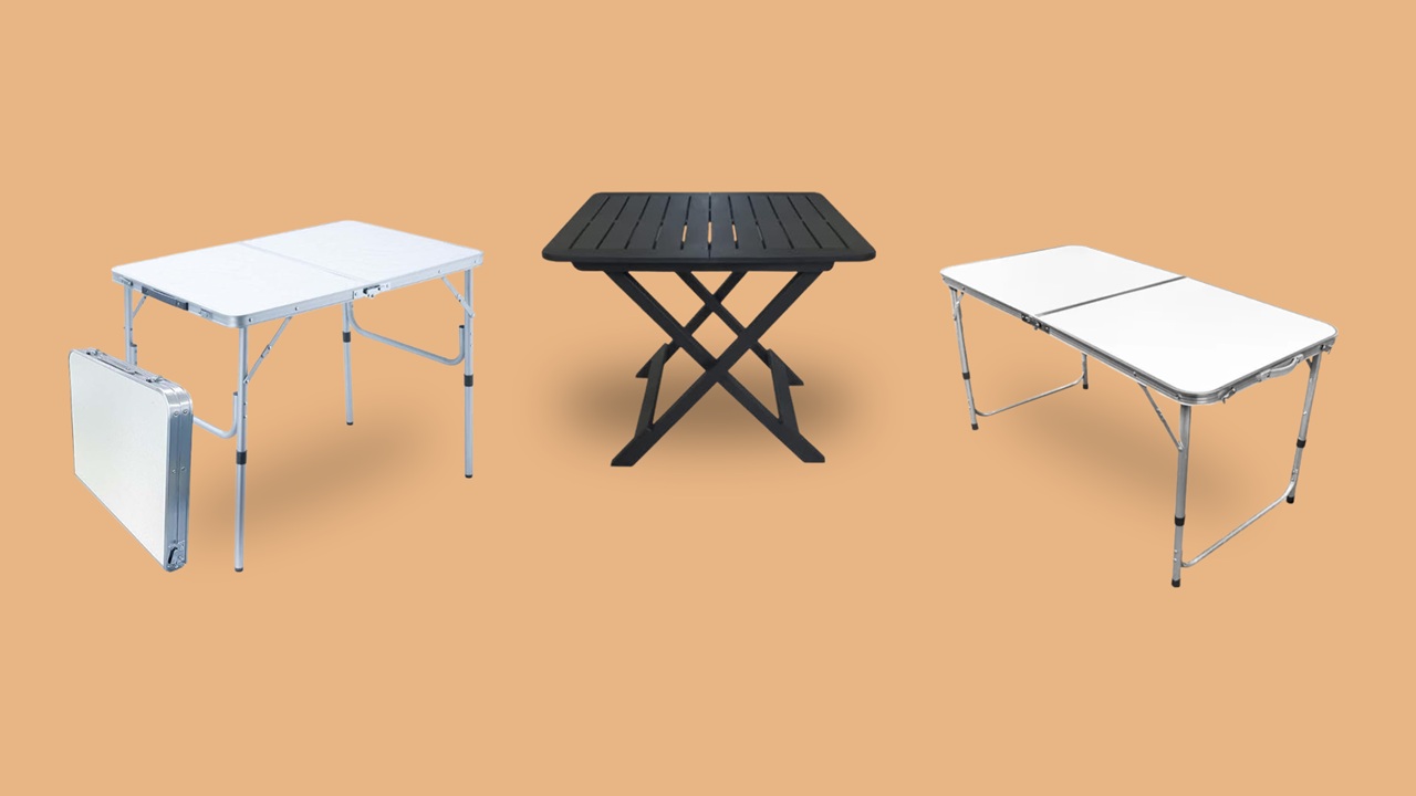Mesa dobrável: 10 opções leves para levar e usar onde quiser
