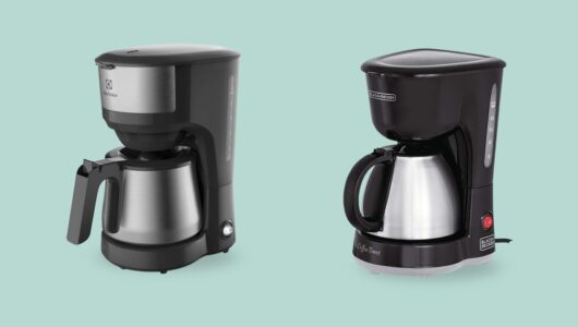 Cafeteira jarra inox garante durabilidade e café quente por mais tempo