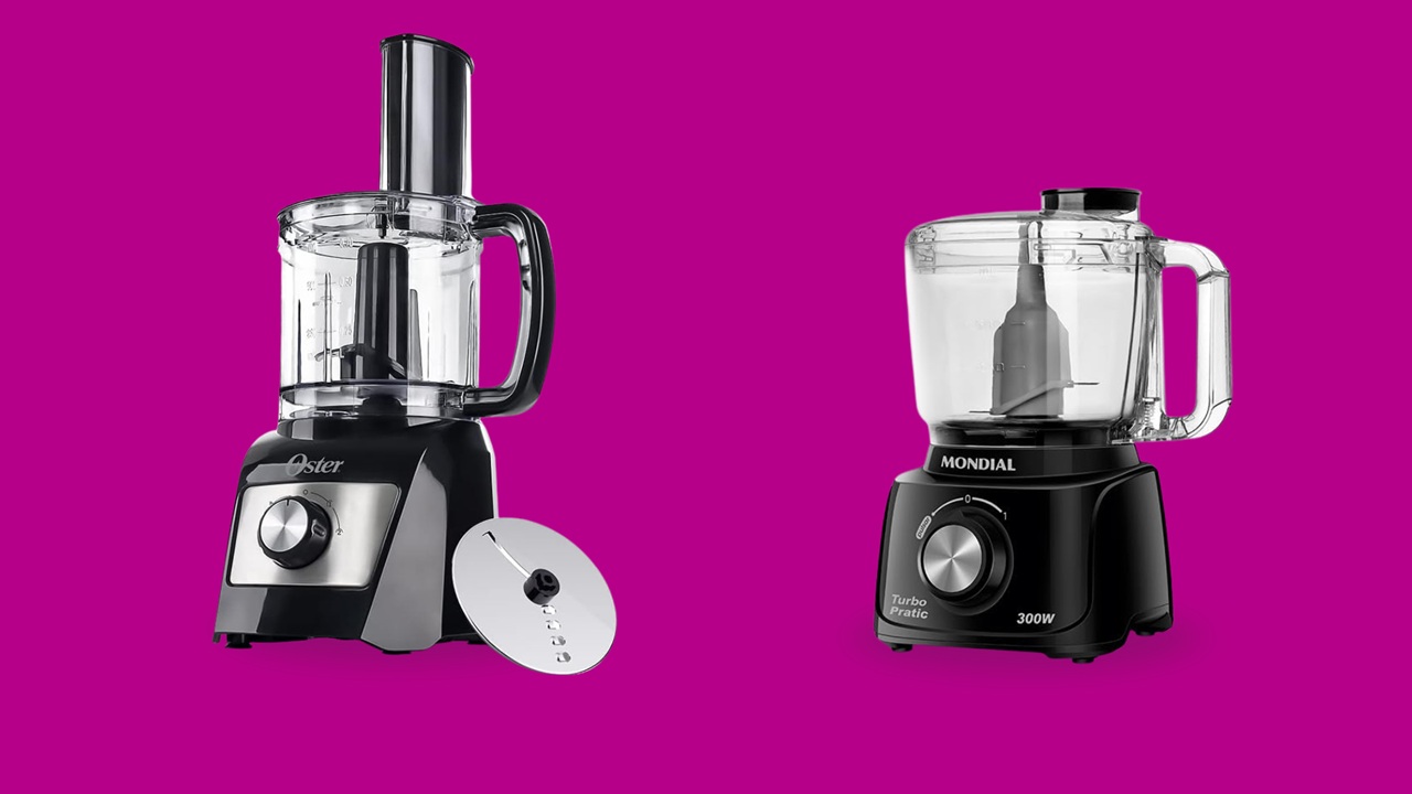 Mini processador agiliza os preparos do dia a dia sem ocupar espaço na sua cozinha