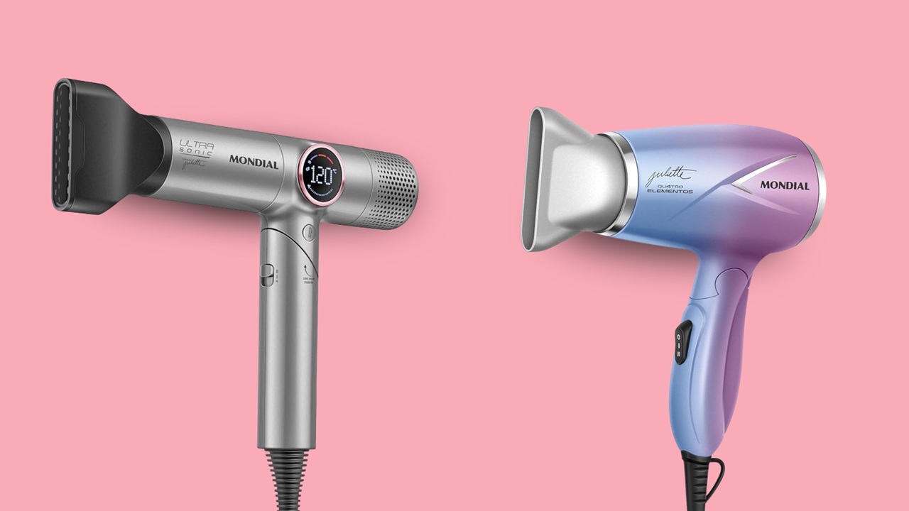 Secador Mondial: potência e tecnologia para secagem rápida e fios alinhados