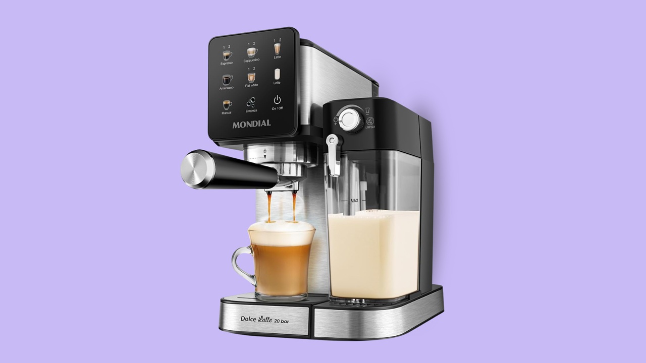 Prepare café expresso mais encorpado e rápido com a cafeteira expresso Mondial