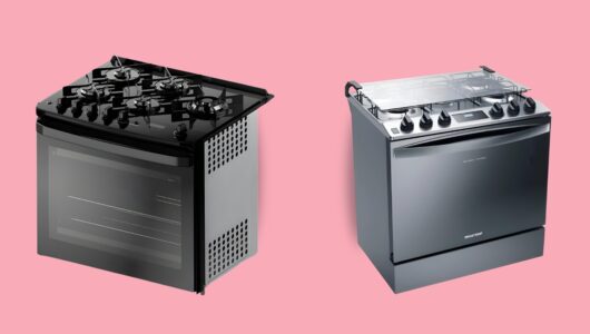 Fogão de embutir 5 bocas otimiza o espaço e prepara mais refeições por vez
