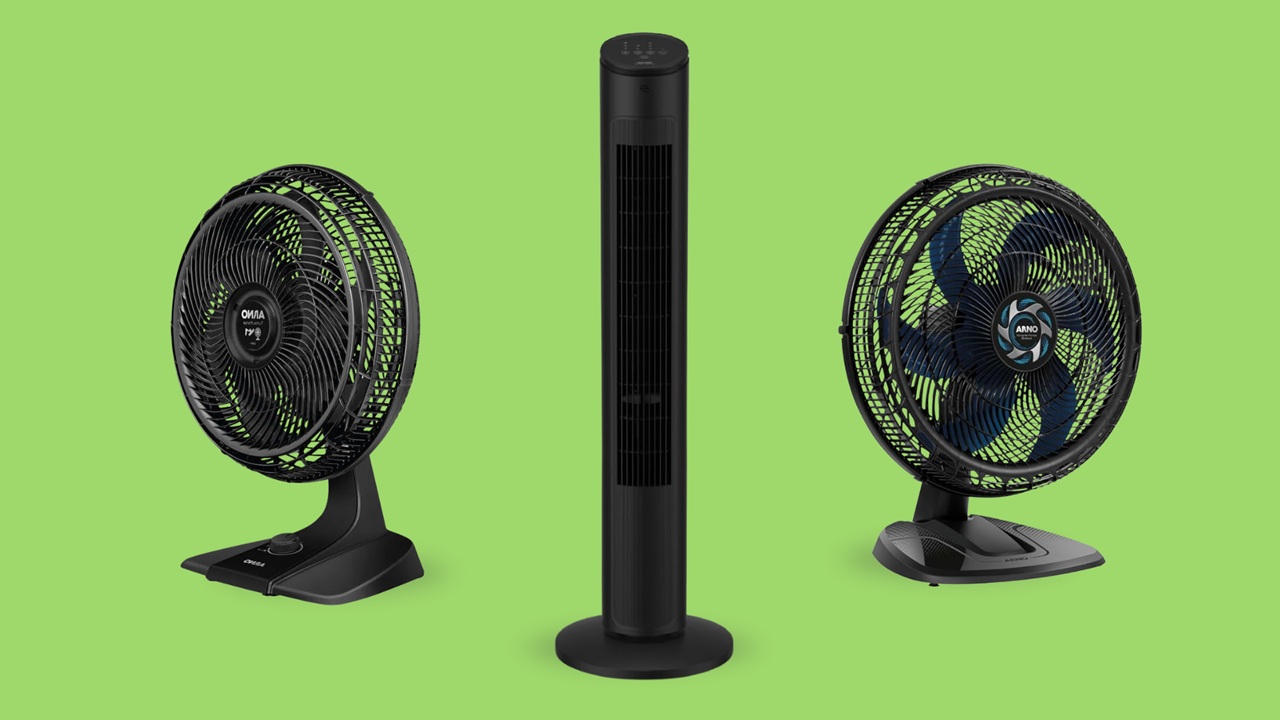 Ventilador Arno: diferentes formatos para refrescar qualquer ambiente