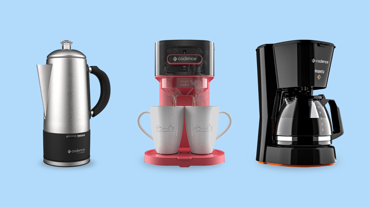 Cafeteira Cadence prepara café rápido e fresquinho