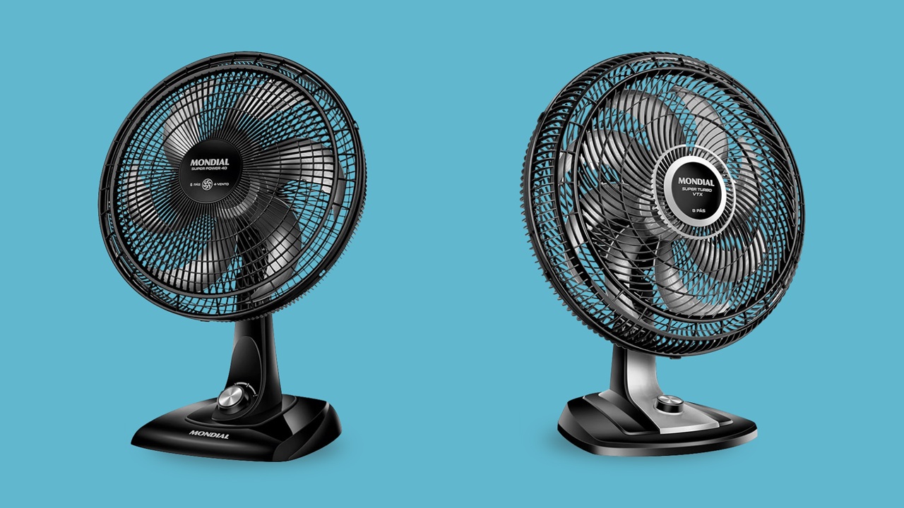 Mais conforto e ar fresco com ventilador de mesa Mondial
