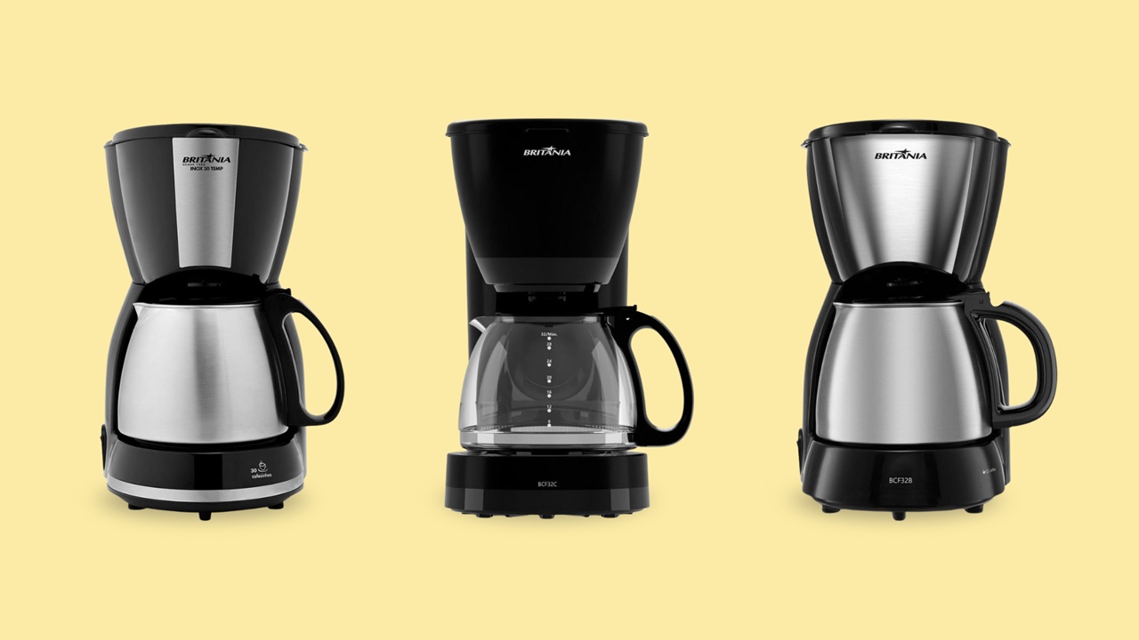 Cafeteira Britânia prepara café rápido e delicioso todo dia