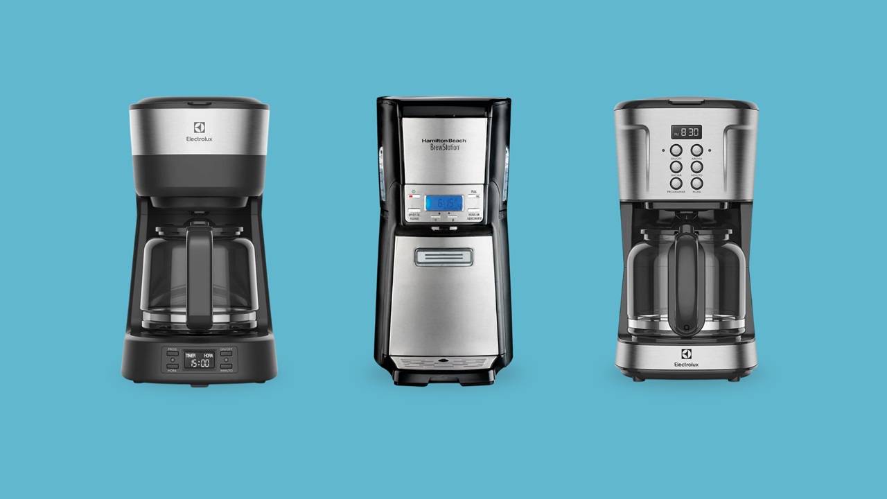 Cafeteira elétrica programável: café quentinho no horário certo