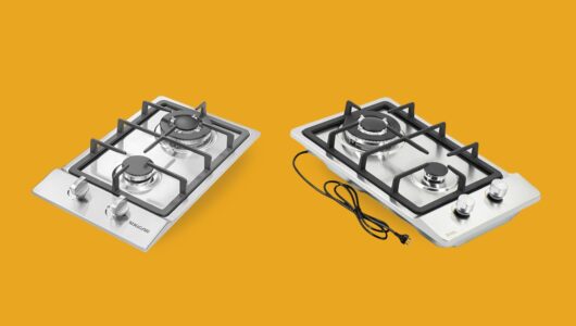 Fogão a gás 2 bocas permite preparar refeições sem ocupar espaço na cozinha