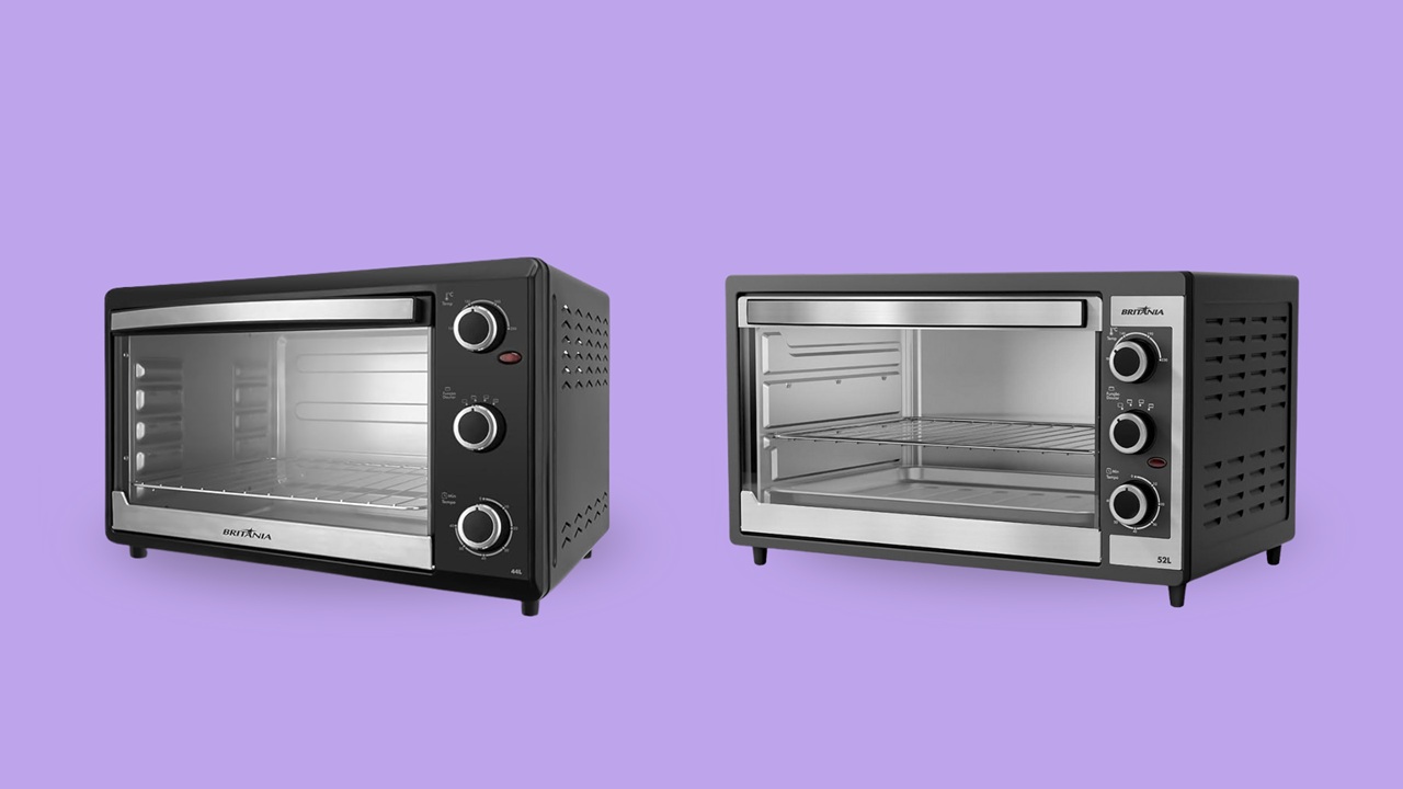 Forno elétrico Britânia aquece e prepara pratos mais rápido, sem ocupar espaço