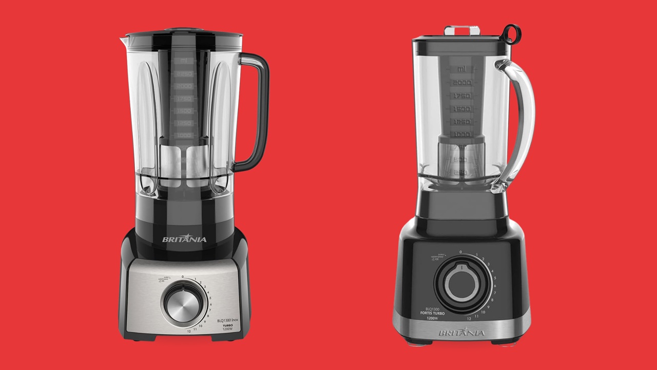 Prepare receitas mais rápido e de forma eficiente com um liquidificador Britânia