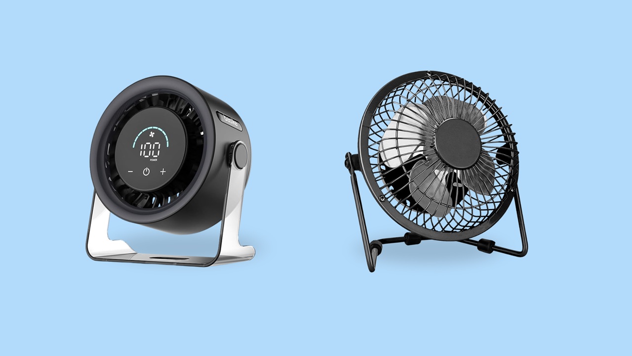 10 modelos de mini ventilador para refrescar seu espaço de trabalho, estudo ou descanso
