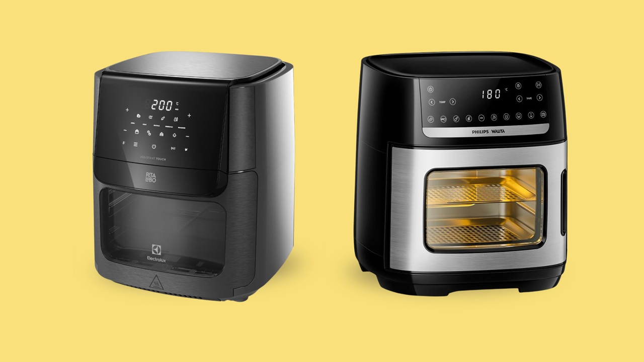 Acompanhe o preparo sem precisar abrir a porta com a melhor air fryer com visor