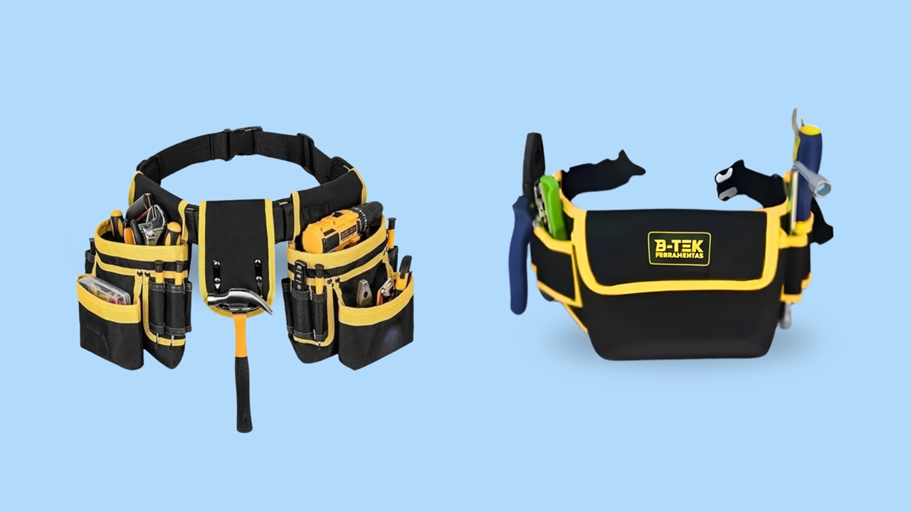Facilite seu trabalho com o melhor cinto de ferramentas do mercado
