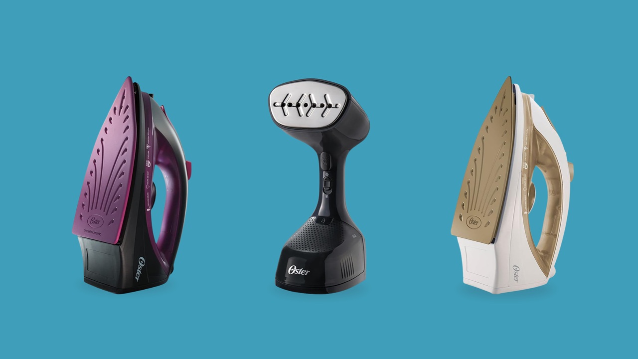 Roupas alinhadas facilmente com o melhor ferro de passar Oster