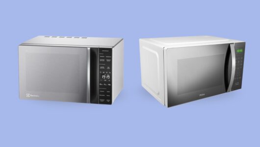 Microondas espelhado oferece visual moderno e elegante à cozinha