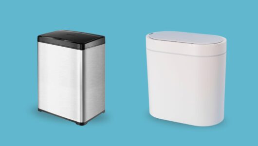 Descartar o lixo sem precisar tocar na tampa é o diferencial da lixeira automática