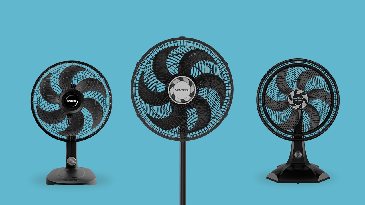 Para refrescar ambientes menores com eficiência, escolha o melhor ventilador 30cm