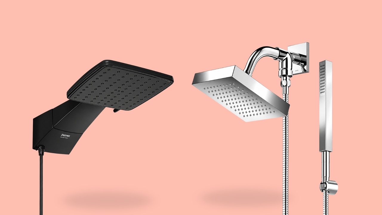 Melhor chuveiro quadrado combina design moderno com bom espalhador de água
