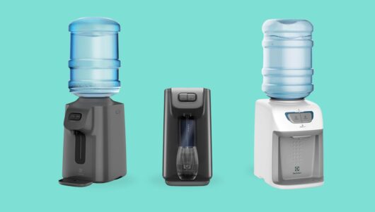 Água filtrada e de qualidade com o melhor bebedouro Electrolux