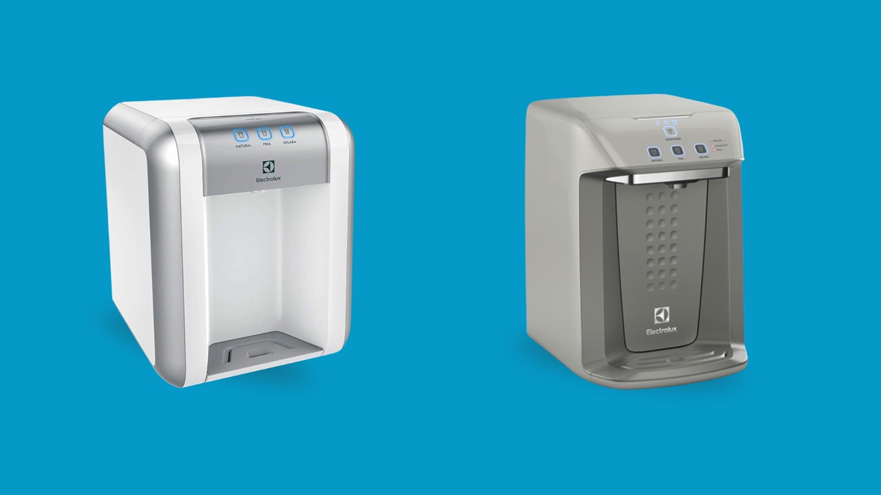 Água filtrada sempre disponível com o melhor purificador de água Electrolux